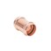 Cherbo Copper Press Fittings 34 inch Coupling with Stop Zero Lead P x P 10Pack Press Copper Fittings 34 for Plumbing Use with Hydraulic Press Fitting Tool Coupling with Stop 34 10