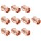 Cherbo Copper Press Fittings 34 inch Coupling with Stop Zero Lead P x P 10Pack Press Copper Fittings 34 for Plumbing Use with Hydraulic Press Fitting Tool Coupling with Stop 34 10