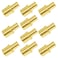 Hooshing 10PCS PEX Fittings 34 to 12 Reducing Coupling Solid Brass Barb Crimp For PEX B Pipe Hose Fittings