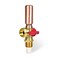 Highcraft 540DI Washing Machine Replacement Valve with Hammer Arrestor 12 CPVC Inlet x 34 MHT Outlet Brass Red for Hot Water Supply