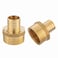 EFIELD Pack of 2 Barb Crimp Pex 1Inch X 1Inch Female NPT Adapter Brass Fitting ASTM F1807PEX1807335PEX1807335