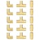 SUNGATOR 15Pack 34 Inch PEX Fittings 5 Each Elbow Tee Coupling No Lead Brass Pex Fittings 34 Inch Assortment UPC NSF