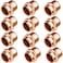 WHK 12 Pack 12 Inch Pro press Copper End Cap Pro Press 12 Cooper End Plug Press Fittings Copper Pipe End CapLeadFree