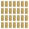WiseWater 28 Pcs PEX Fittings 34 Inch 34 inch Straight Coupling Brass Fittings Barb Crimp PEX Pipe Fitting for PEX Pipe Plumbing Projects Pack of 28