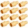 Uenede 12PCS LF Brass 34 to 12 Inch PEX Reducer Barb Straight Coupling Pipe Crimp Fitting