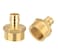 EFIELD Pex A Full Flow Expansion Brass Fitting 34 in x 1 in Female NPT Adapter ASTM F1960 For Pex Tubing Pipe Pack of 2PEX19601352PCS