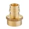 EFIELD Pex A Full Flow Expansion Brass Fitting 34 in x 1 in Female NPT Adapter ASTM F1960 For Pex Tubing Pipe Pack of 2PEX19601352PCS