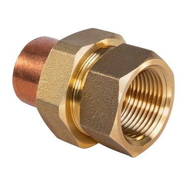 SUPPLYGIANT Supply Giant DDGV0002 2 Copper Union Fitting with Sweat to Female Threaded Connects