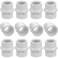 YSIL 34 Inch PVC Pipe Fitting Coupling Connector Union Adapter Silp Socket x NPT Female Threadfor 34 Inch Schedule 40 PVC Pipe White12 Pack