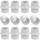 YSIL 34 Inch PVC Pipe Fitting Coupling Connector Union Adapter Silp Socket x NPT Female Threadfor 34 Inch Schedule 40 PVC Pipe White12 Pack