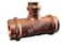 EZ-FLUID 10PK EZFLUID 34 X 12 Heavy Duty Copper Press Reducing Tee FittingHeavy Duty No Lead Copper Pressure Press 3 Way Reducer Tee Fittings withPro Press Pipe Plumbing Connection