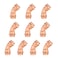 EFIELD Pack of 10 34 x 34 Copper Press Fit 45 Degree Elbow Fittings For Copper Tube Connection LBP DesignPRESS007