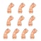 EFIELD Pack of 10 34 x 34 Copper Press Fit 45 Degree Elbow Fittings For Copper Tube Connection LBP DesignPRESS007