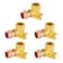 EFIELD Pack of 5 12 Copper Press Fit x 12 Female NPT Drop Ear 90Degree Elbow Plumbing Fittings LBP DesignPRESS019