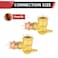 EFIELD Pack of 5 12 Copper Press Fit x 12 Female NPT Drop Ear 90Degree Elbow Plumbing Fittings LBP DesignPRESS019