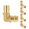 HeSun 5Pack PexA Fitting 12 Inch Pex A Expansion Elbow90Degree Expansion Fitting 12 x 12 ElbowASTM F1960PEX19600335