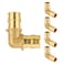 HeSun 5Pack PexA Fitting 12 Inch Pex A Expansion Elbow90Degree Expansion Fitting 12 x 12 ElbowASTM F1960PEX19600335