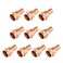 EFIELD Pack of 10 34 inch Copper Press X 12 inch PEX Crimp Coupling Adapter For Copper and Pex Pipe Connection LBP Design 12cpoupling adpaterPRESS024