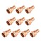 EFIELD Pack of 10 34 inch Copper Press X 12 inch PEX Crimp Coupling Adapter For Copper and Pex Pipe Connection LBP Design 12cpoupling adpaterPRESS024
