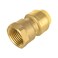 EFIELD Pack of 4 Push fit 12 Inch MaleFemale NPT Adapter Brass Fittings Push to Connect Pex Copper CPVC with a Disconnect ToolPF189