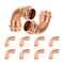 HeSun 10Pack 34 x 34 Copper Press Elbow90 Degree P x P Pressure Fittings for Copper Tube ConnectionPRESS005