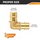 HeSun 10Pack PexA Fitting 34 Inch Expansion Elbow90DegreePex Expansion Fitting 34 x 34 ElbowASTM F1960PEX1960035