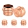 HeSun 5Pack Copper Press End CapPlug 1 Pressure Fittings Press Fit for Copper Tube ConnectionPRESS021