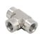 Yoebor Metalwork 316 Stainless Steel Pipe Fitting Forged Tee 12 NPT Female 1 Pc