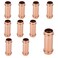 EFIELD Pack of 10 12 x 12 Copper Press Fit Extended Coupling Fittings No StopPRESS028