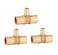 EFIELD Pack of 3 Efield 1 x1X 12 Pex Reducing Tee Brass Barb Crimp Fittings ASTM F1807PEX18070863PCS