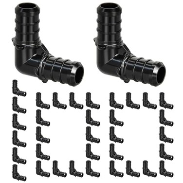 PXZBLG 12 Poly PPSU Barb Crimp PEX Fitting 100pcs PEX Elbow Fittings No Lead
