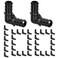 PXZBLG 12 Poly PPSU Barb Crimp PEX Fitting 100pcs PEX Elbow Fittings No Lead