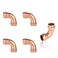 EFIELD Pack of 5 1 x 1 Copper Press Fit 90 Degree Elbow Fittings For Copper Tube ConnectionPRESS033