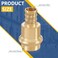 GUOFIS 34Inch PEX Copper Press Fittings34 Press X 34 PEX Crimp Coupling Adapter for Copper and Pex Pipe Connection10PackLF Brass MaterialPEX1807346