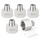 TAISHER 5PCS 304 Stainless Steel Pipe Fitting Reducer Adapter 38 NPT Male x 34 NPT Female