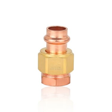 EFIELD Copper Press Fitting 34 Copper Press x 34 Female FPT Union For Pipe Connection 34inchPRESS075