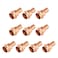 EFIELD Pack of 10 34 inch Copper Press x 34 inch PEX Crimp Coupling Copper Fittings Adapter For Copper and Pex Pipe Connection LBP DesignPRESS022