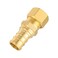 EFIELD Pack of 10 12 Crimp Pex X 38 OD Compression Straight Transition Adapter Brass Fittings ASTM F1807PEX180737710PCS