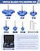 ERAYCO Triple Blade PVC Pipe Reamer Kit Plastic Pipe Fitting Reamer Tool for Plumbing 3 Blades PVC Fitting Saver for SCH40 ABS CPVC Pipe 6 PCS 34 1 112 2 3 4