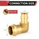 EFIELD Pack of 10 34 Copper Press X 34 PEXA Expansion Elbow Brass Fitting For Copper and PexA Pipe ConnectionPRESS097
