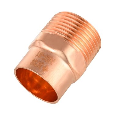 EFIELD 10Pack 34 C x 12 MNPT Copper Male Adapter Plumbing Fittings with Solder X MNPT Connection 34Cx 12 MCOPPER045