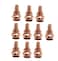 EZ-FLUID 10 Pack EZFLUID 12 Press x 34 Crimp Pex Reducing Coupling Copper Pro press Adapter Pressure Copper Fitting F1807 Barb Crimp PexB x Press Coupling Connector for ResidentialCommercial