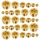 Joywayus 30PCS Brass Hex Counter Sunk Plug 116 18 14 38 12 34 NPT Male Pipe Fitting Set Internal Hex Socket Thread Pipe Plug for Closing the End of Pipe