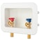 Lidertik 1 Pack Washing Machine Outlet Box Sweat Thread with Center Drain Inlet 12 inch Thread or Sweat x Outlet 34 inch Male Thread LIXYJH510LK