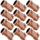 JIANBENKJ 12PK Copper Press Fittings 34 inch Coupling with Stop Zero Lead P x P34 Copper Coupling with Stop for ResidentialCommercial PlumbingOuter Diameter 78Use with Hydraulic Press Fitting Tool