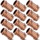JIANBENKJ 12PK Copper Press Fittings 34 inch Coupling with Stop Zero Lead P x P34 Copper Coupling with Stop for ResidentialCommercial PlumbingOuter Diameter 78Use with Hydraulic Press Fitting Tool