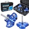 ERAYCO 8 PCS Triple Blade PVC Pipe Reamer Kit Plastic Pipe Fitting Reamer Tool for Plumbing 3 Blades PVC Fitting Saver for SCH40 ABS CPVC Pipe12 34 1 114 112 2 3 4