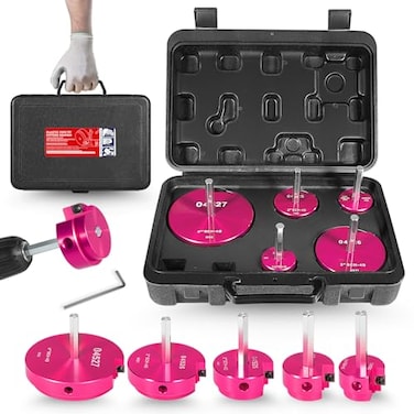 E-cowlboy 5Piece PVC Pipe Reamer Tool Kit for PVC CPVC ABS Fittings Includes 125 15 2 3 4 Reamers 38 Hex Shaft Compatible with Standard 12 Drills for Pipe Cleaning Smoothing Edges