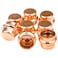 WHK 8 Pack 34 Inch Press Pro Copper End Cap Pro Press 34 Cooper End Plug Press Fittings Copper Pipe End CapLeadFree