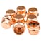 WHK 8 Pack 34 Inch Press Pro Copper End Cap Pro Press 34 Cooper End Plug Press Fittings Copper Pipe End CapLeadFree